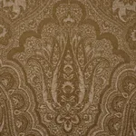 Schumacher 86121 Amara Paisley Oro fabric swatch