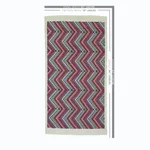 Schumacher 79220 Amates Hand Woven Brocade Carnival fabric swatch