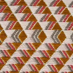 Schumacher 79223 Amates Hand Woven Brocade Mostaza fabric swatch
