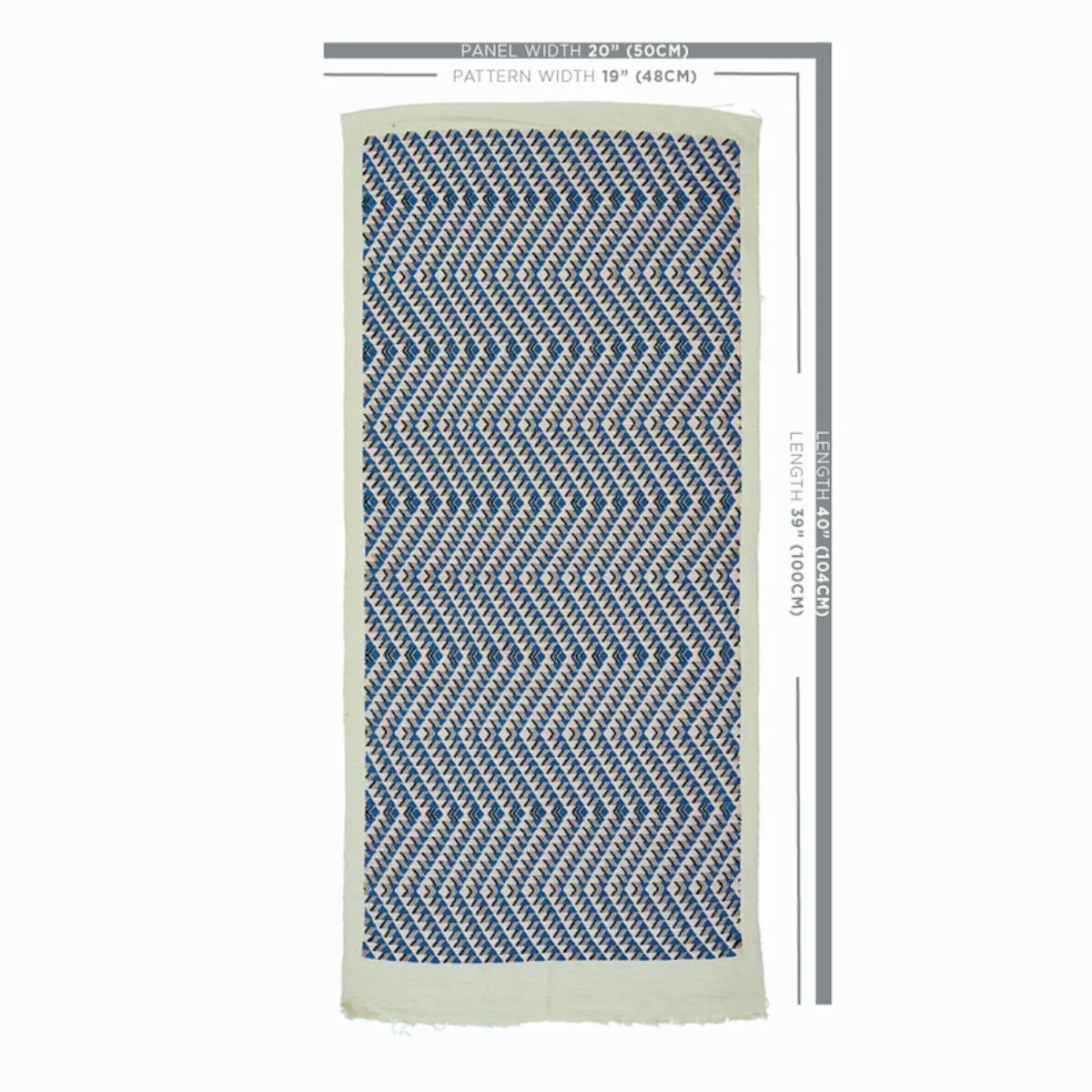 Schumacher 79222 Amates Hand Woven Brocade Ocean fabric swatch