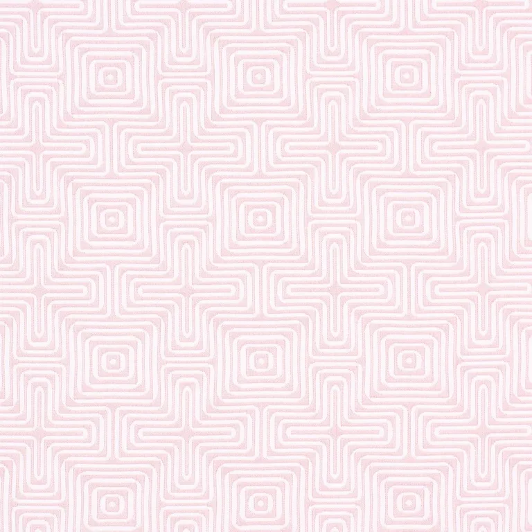 Schumacher 65327 Amazing Maze Indoor/Outdoor Blush fabric swatch