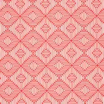 Schumacher 65324 Amazing Maze Indoor/Outdoor Coral fabric swatch