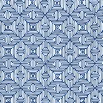 Schumacher 65320 Amazing Maze Indoor/Outdoor Ocean fabric swatch