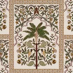 Schumacher 182570 Amazonas Mystique Echoes Of The Rainforest fabric swatch