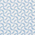 Schumacher 181922 Ambrosia Blue fabric swatch