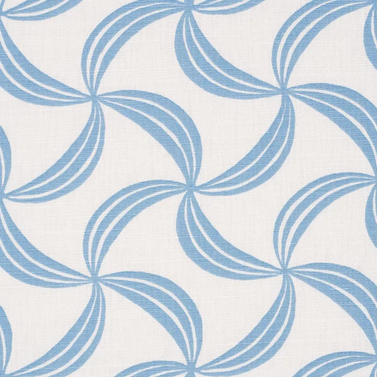 Schumacher 181922 Ambrosia Blue fabric swatch