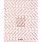 Schumacher 181921 Ambrosia Coral fabric swatch