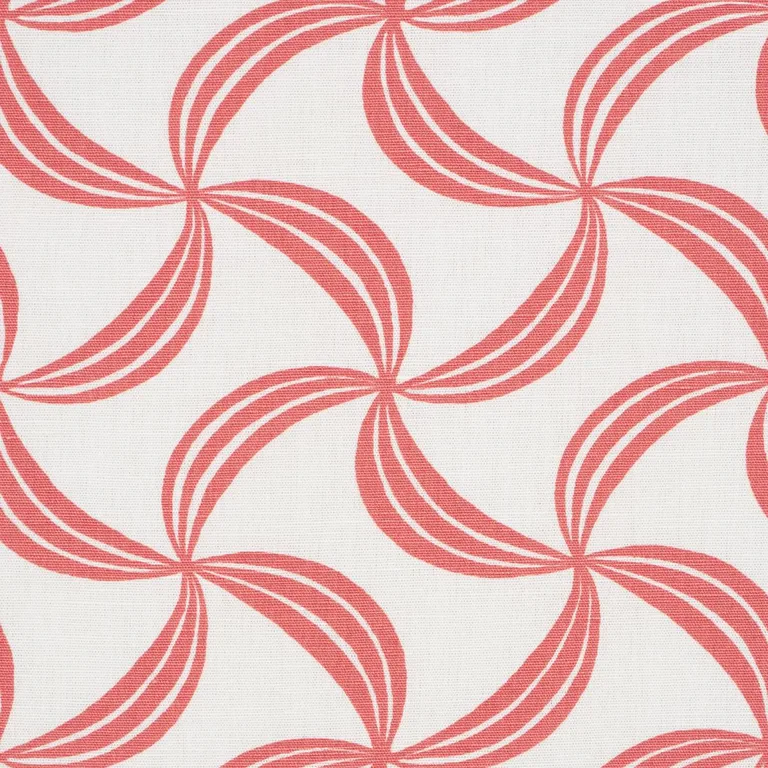 Schumacher 181921 Ambrosia Coral fabric swatch