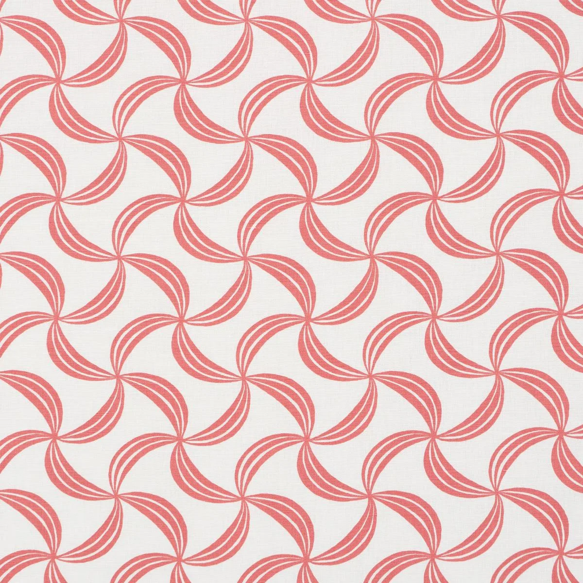 Schumacher 181921 Ambrosia Coral fabric swatch