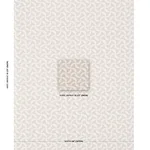 Schumacher 181920 Ambrosia Natural fabric swatch