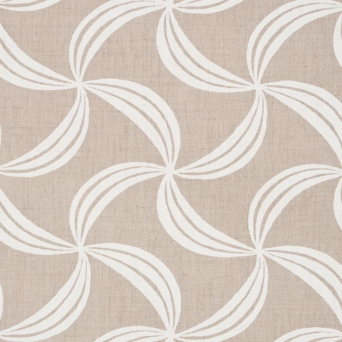 Schumacher 181920 Ambrosia Natural fabric swatch