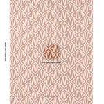 Schumacher 181642 Amero Brick fabric swatch
