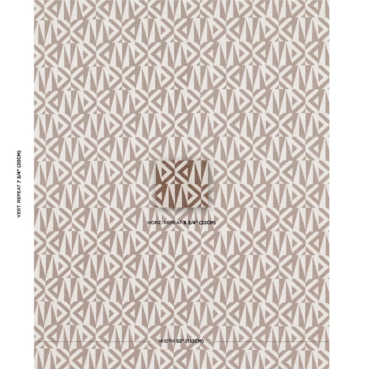 Schumacher 181640 Amero Java fabric swatch