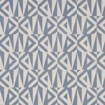 Schumacher 181641 Amero Slate Blue fabric swatch