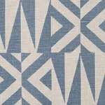 Schumacher 181641 Amero Slate Blue fabric swatch