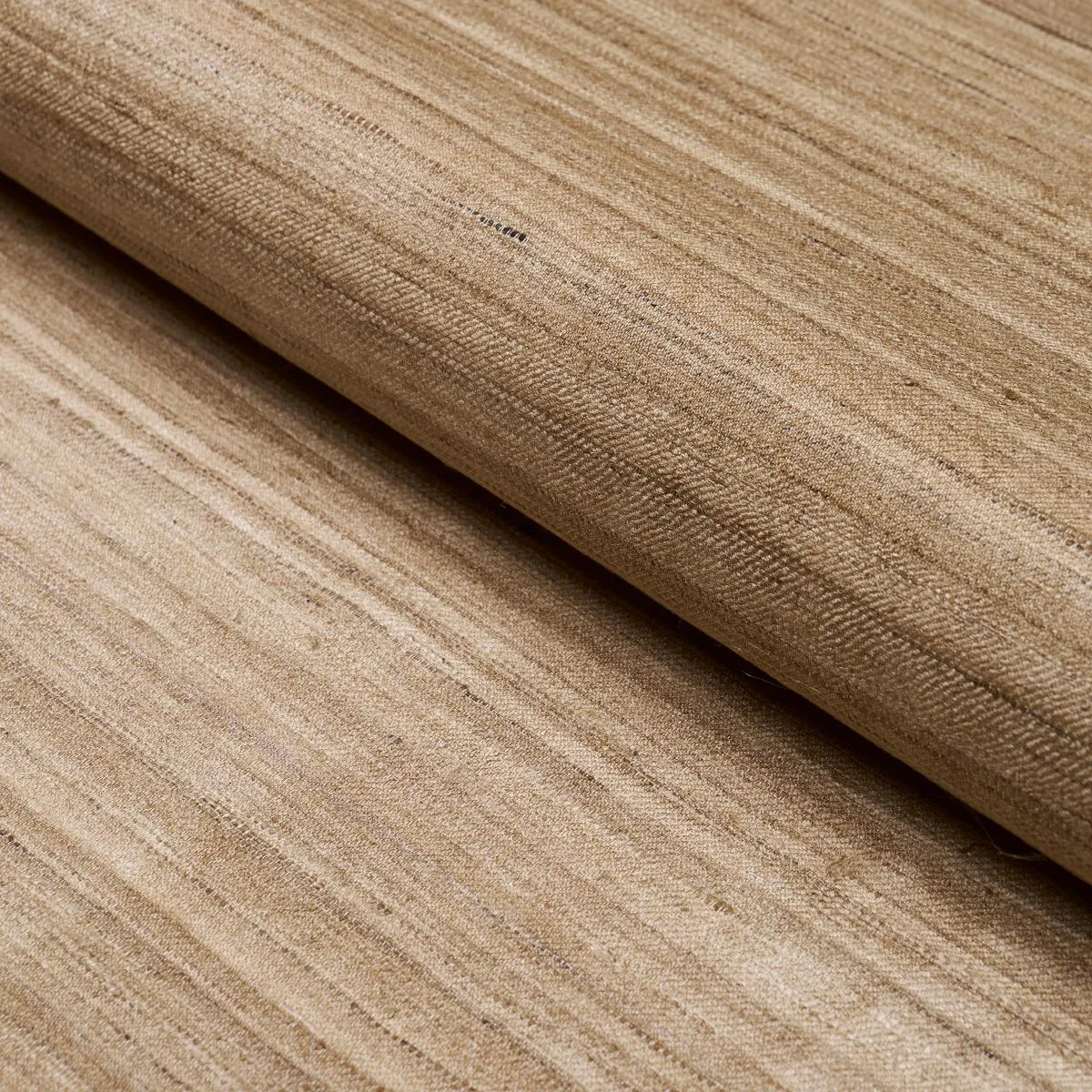 Schumacher 84071 Amir Handwoven Silk Casement Natural fabric swatch