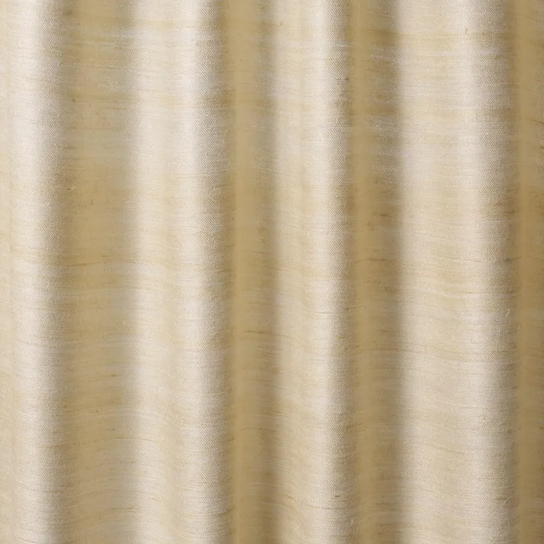 Schumacher 84070 Amir Handwoven Silk Casement Oyster fabric swatch