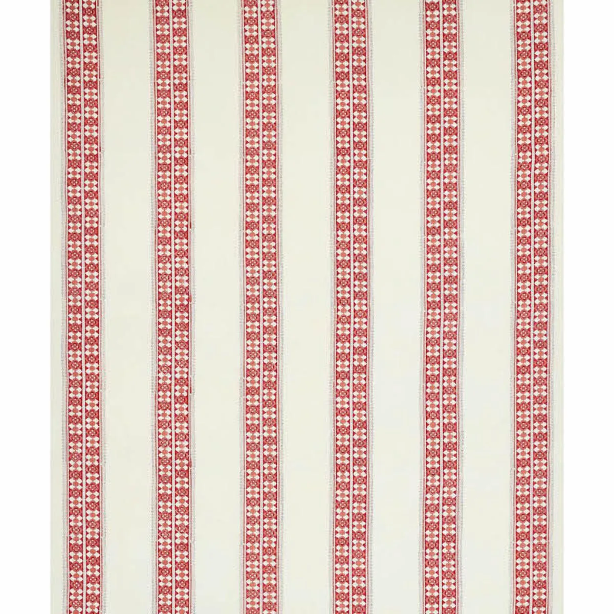 Schumacher 179372 Amira Hand-Block Print Dusty Rose fabric swatch