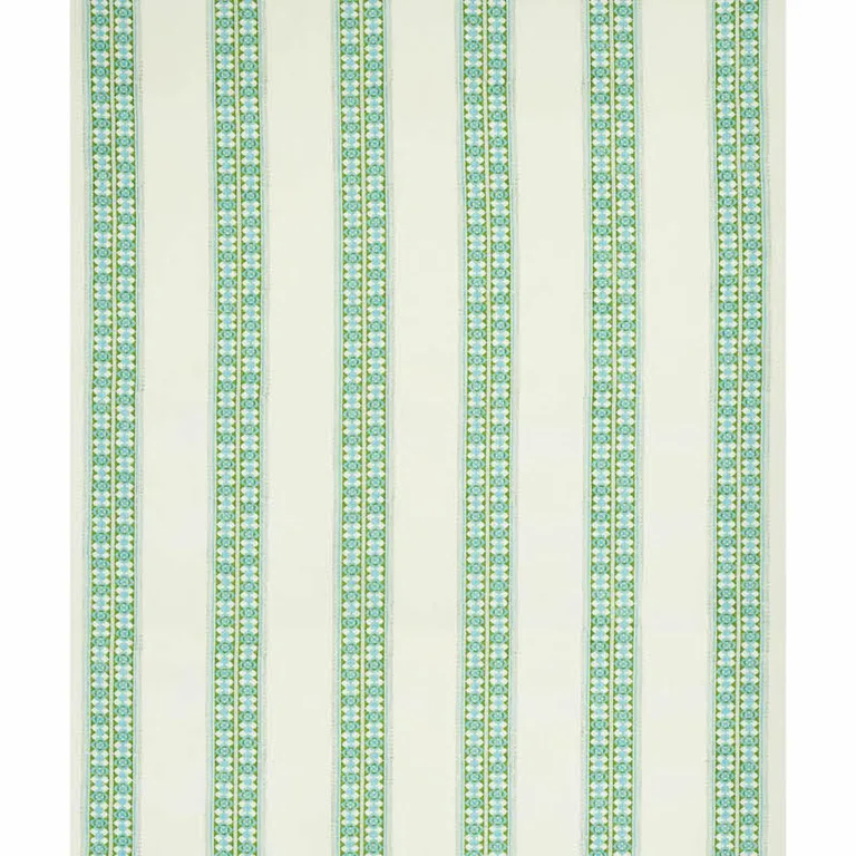 Schumacher 179370 Amira Hand-Block Print Leaf fabric swatch