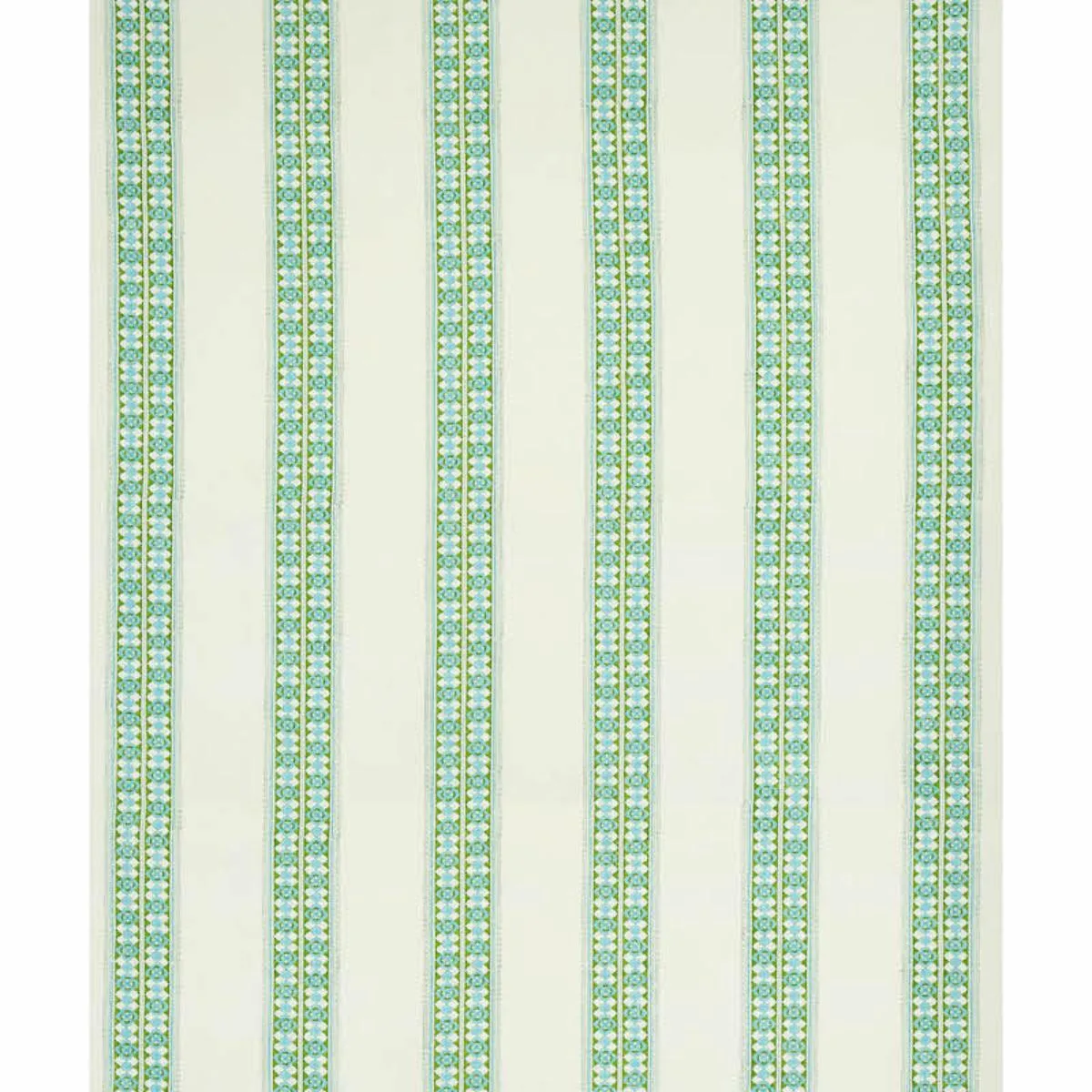 Schumacher 179370 Amira Hand-Block Print Leaf fabric swatch