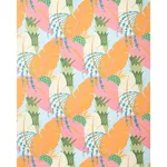 Schumacher 177540 Ananas Tropical fabric swatch