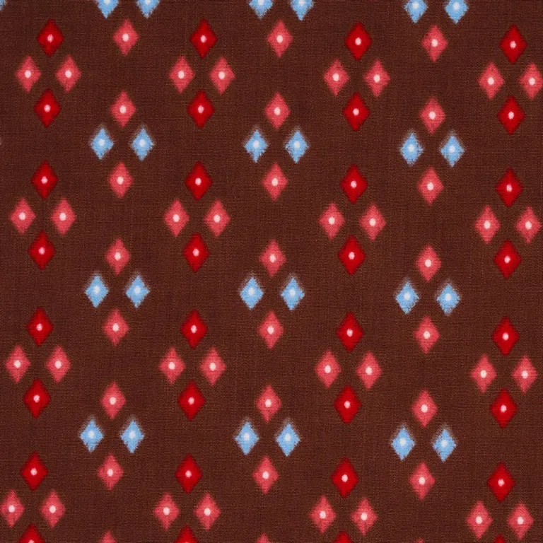 Schumacher 179972 Anastasia Chocolate fabric swatch