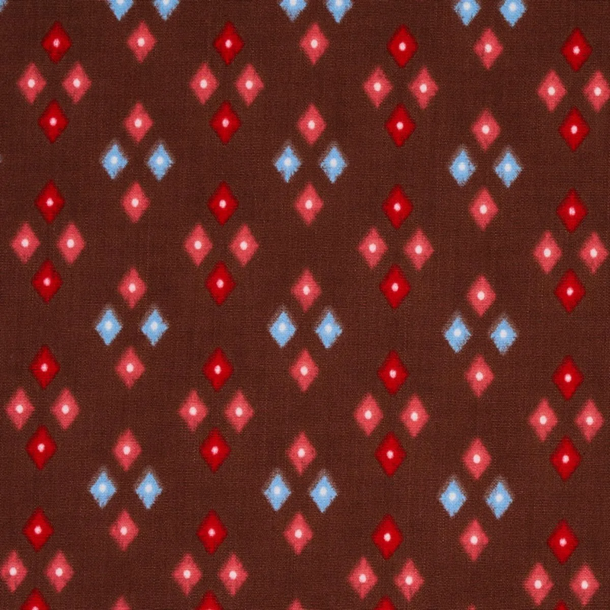 Schumacher 179972 Anastasia Chocolate fabric swatch