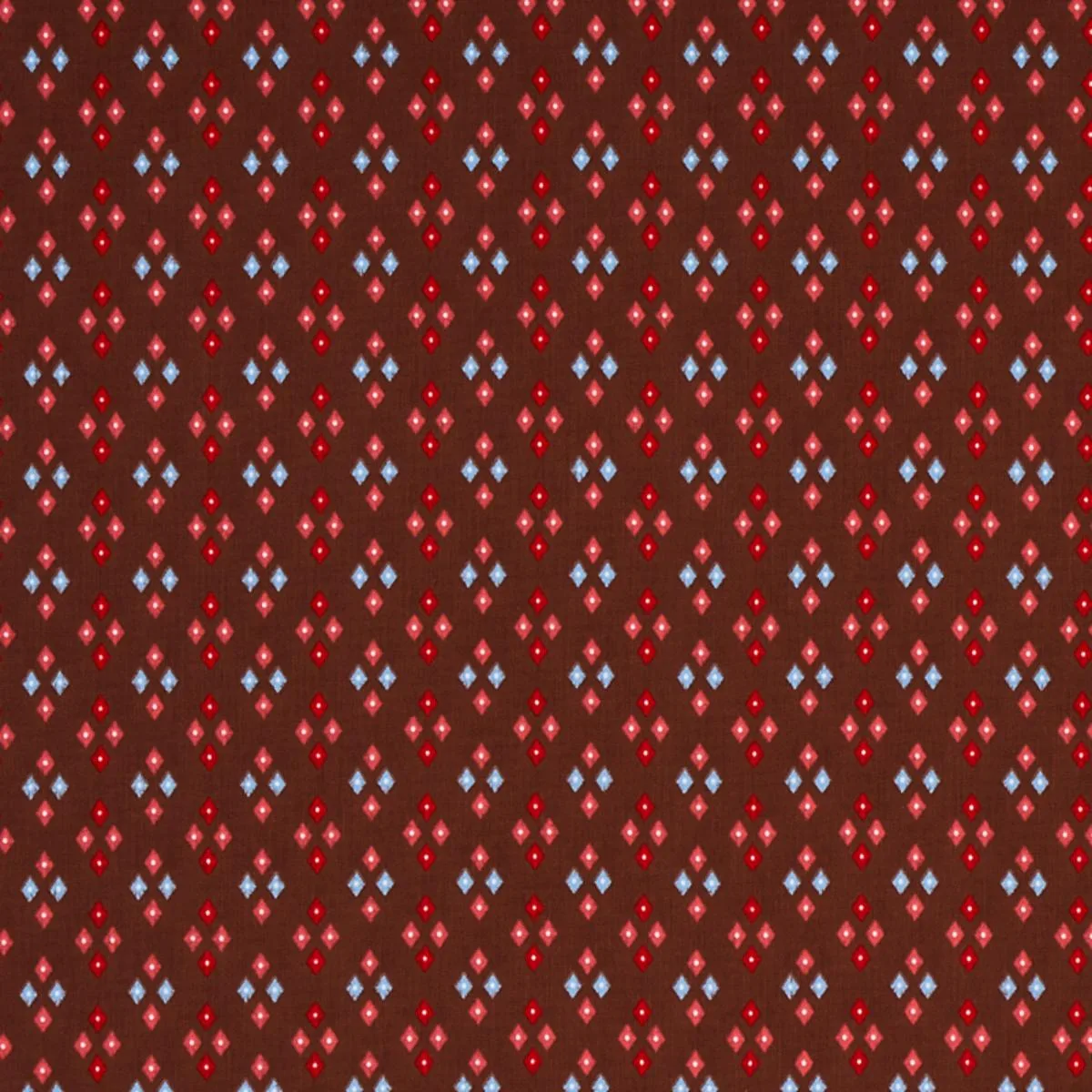 Schumacher 179972 Anastasia Chocolate fabric swatch