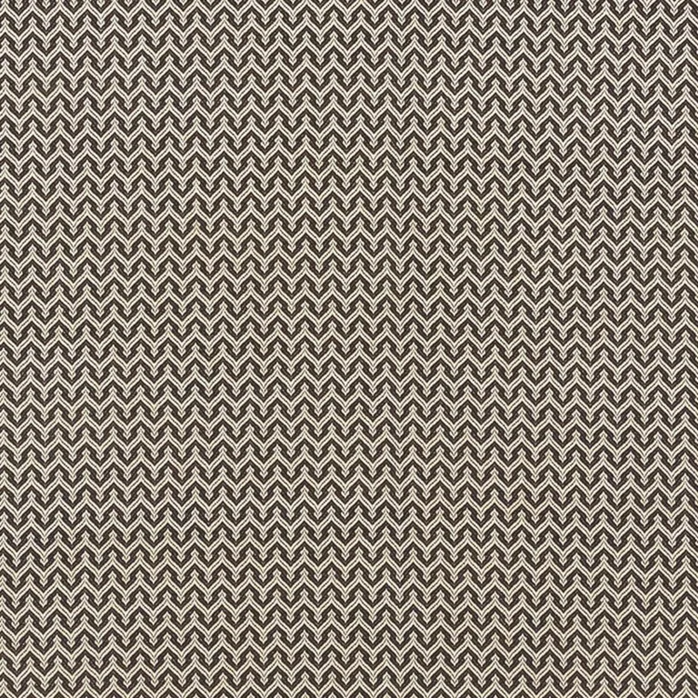 Schumacher 71602 Anatole Charcoal fabric swatch