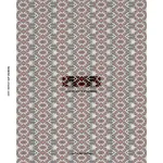 Schumacher 85410 Andean Tribute Embroidery Ruby Midnight Shadows fabric swatch