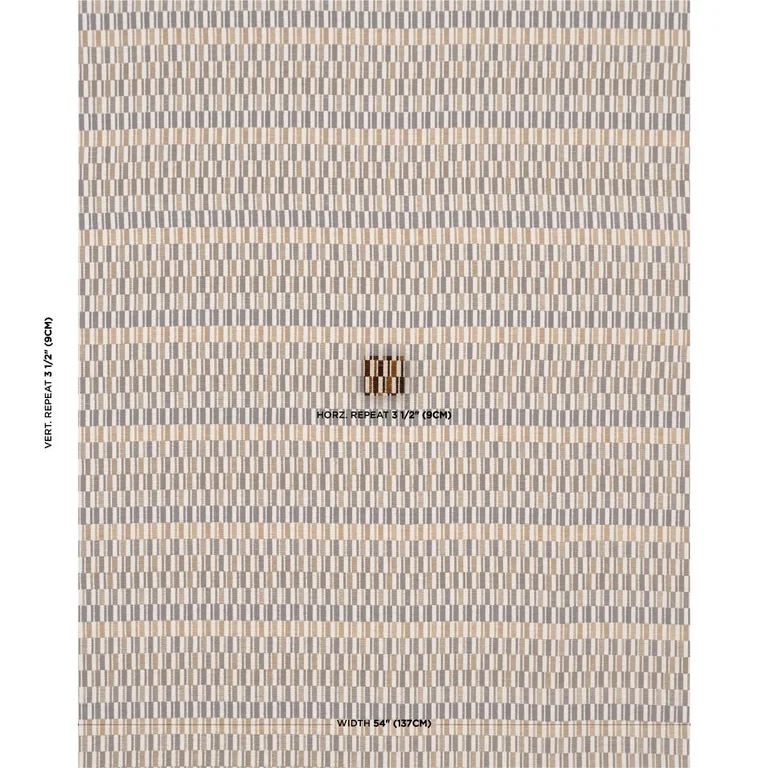 Schumacher 86441 Anders Performance Chestnut fabric swatch