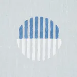 Schumacher 180000 Ando Hand Block Print Chambray fabric swatch
