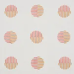 Schumacher 180001 Ando Hand Block Print Rust & Ochre fabric swatch