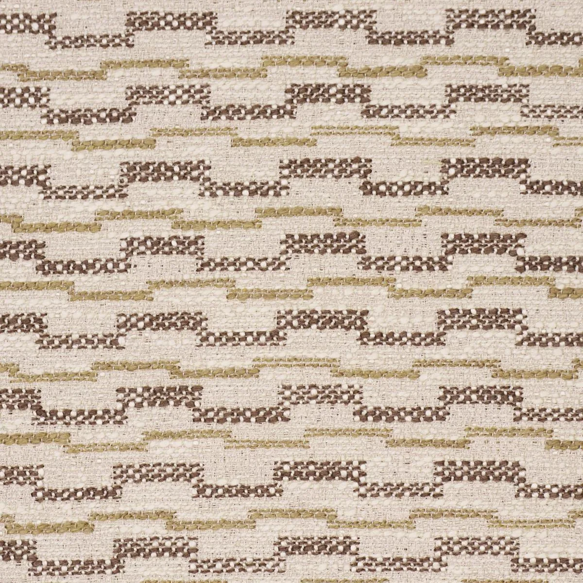 Schumacher 86412 Andreas Performance Brown fabric swatch