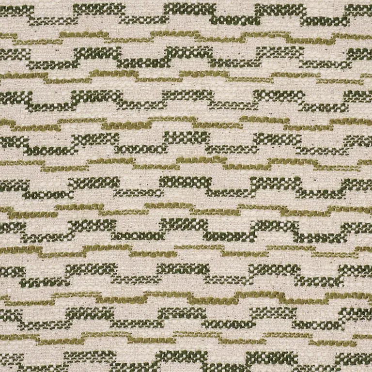 Schumacher 86411 Andreas Performance Green fabric swatch