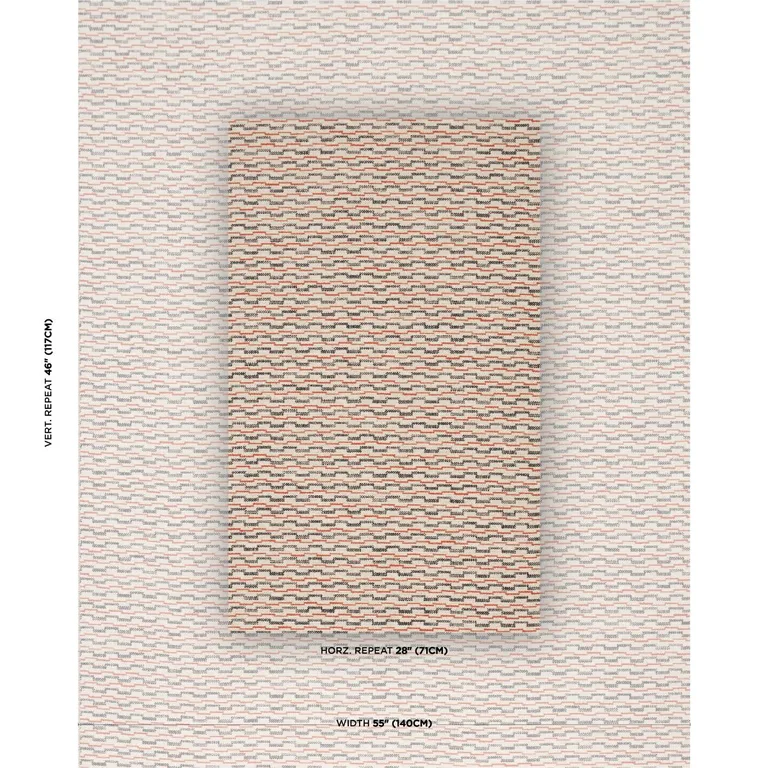 Schumacher 86410 Andreas Performance Spice fabric swatch