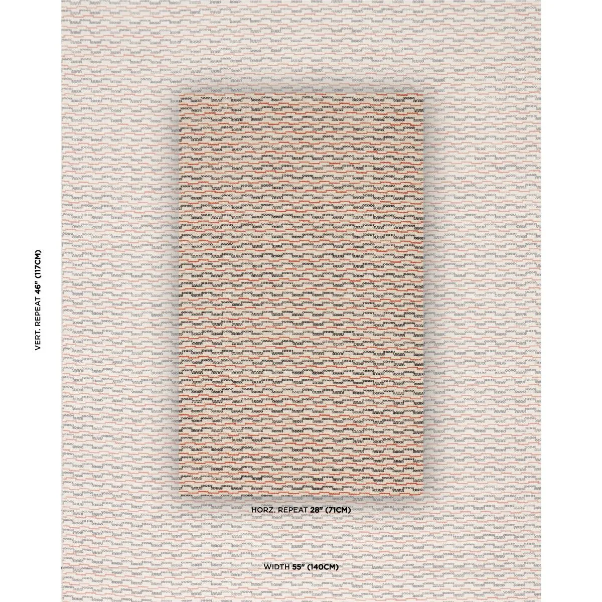 Schumacher 86410 Andreas Performance Spice fabric swatch