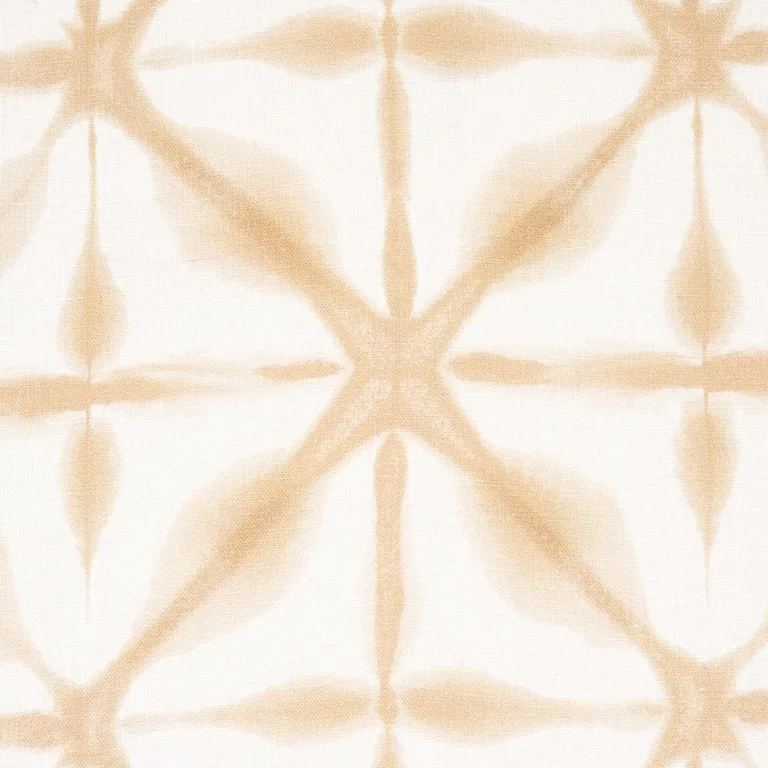 Schumacher 175385 Andromeda Linen Sand fabric swatch