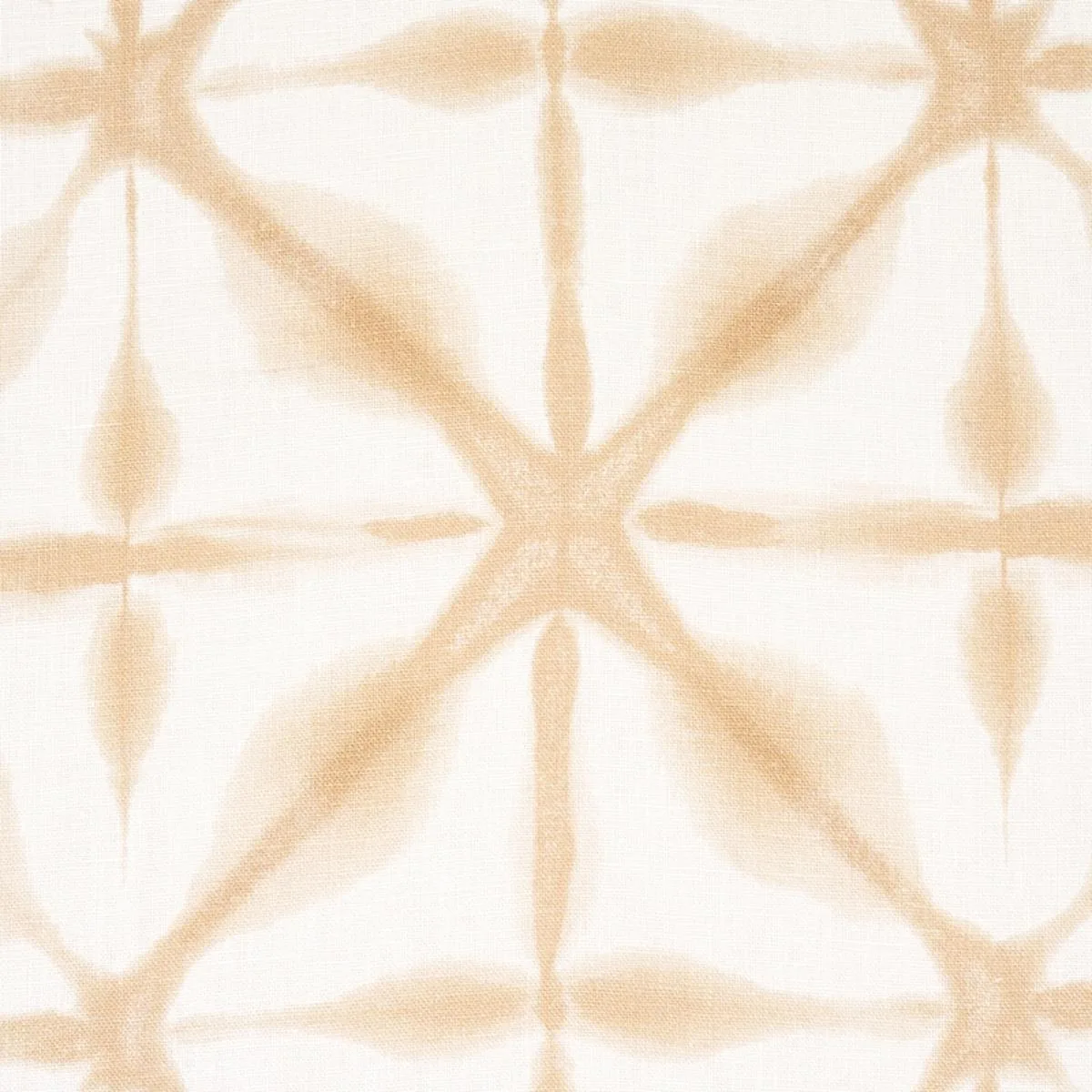 Schumacher 175385 Andromeda Linen Sand fabric swatch