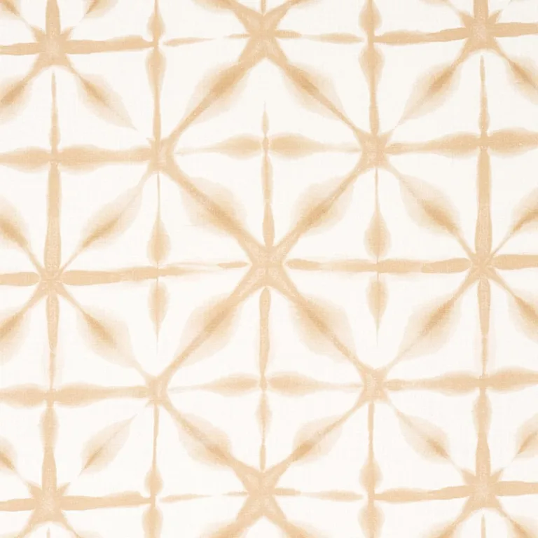 Schumacher 175385 Andromeda Linen Sand fabric swatch