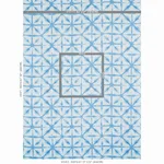 Schumacher 175383 Andromeda Linen Sky fabric swatch