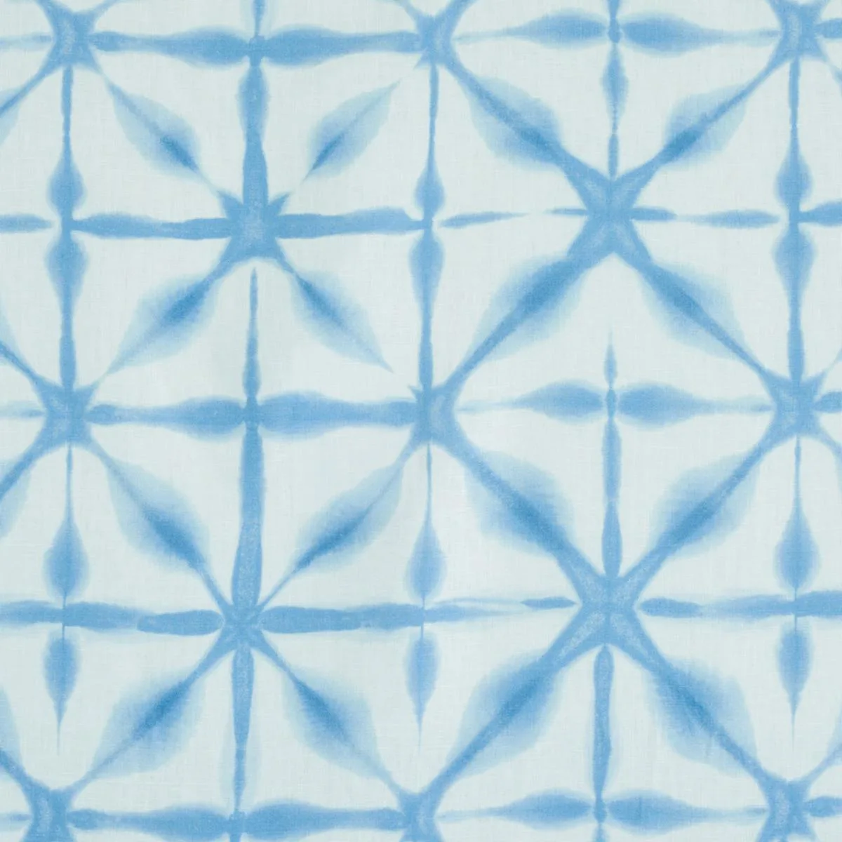 Schumacher 175383 Andromeda Linen Sky fabric swatch