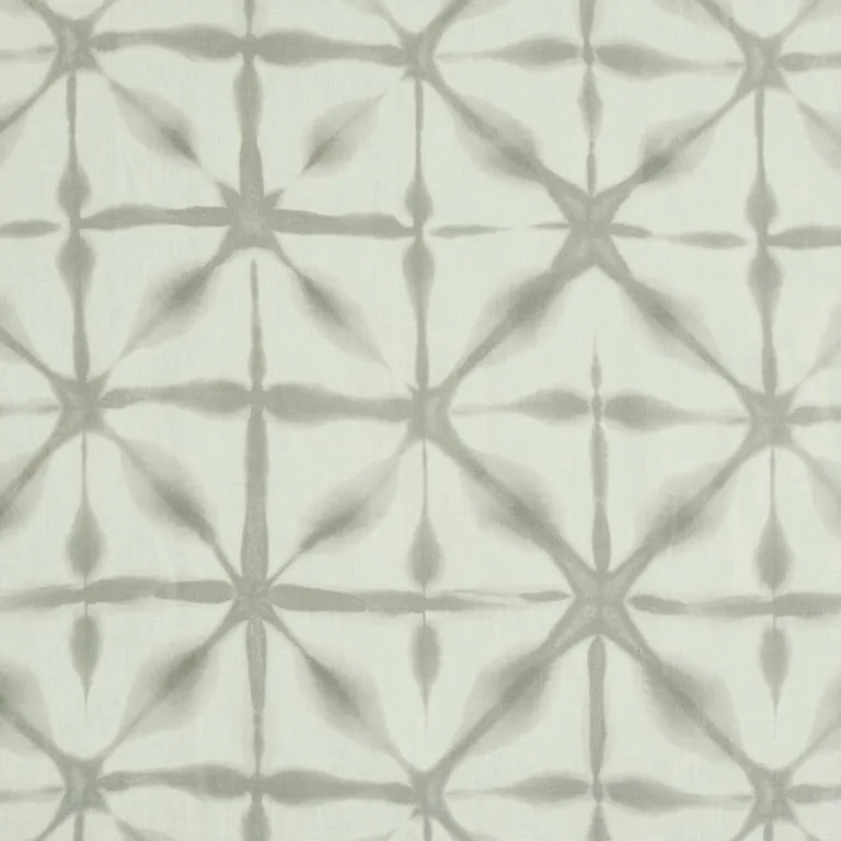 Schumacher 175384 Andromeda Linen Smoke fabric swatch