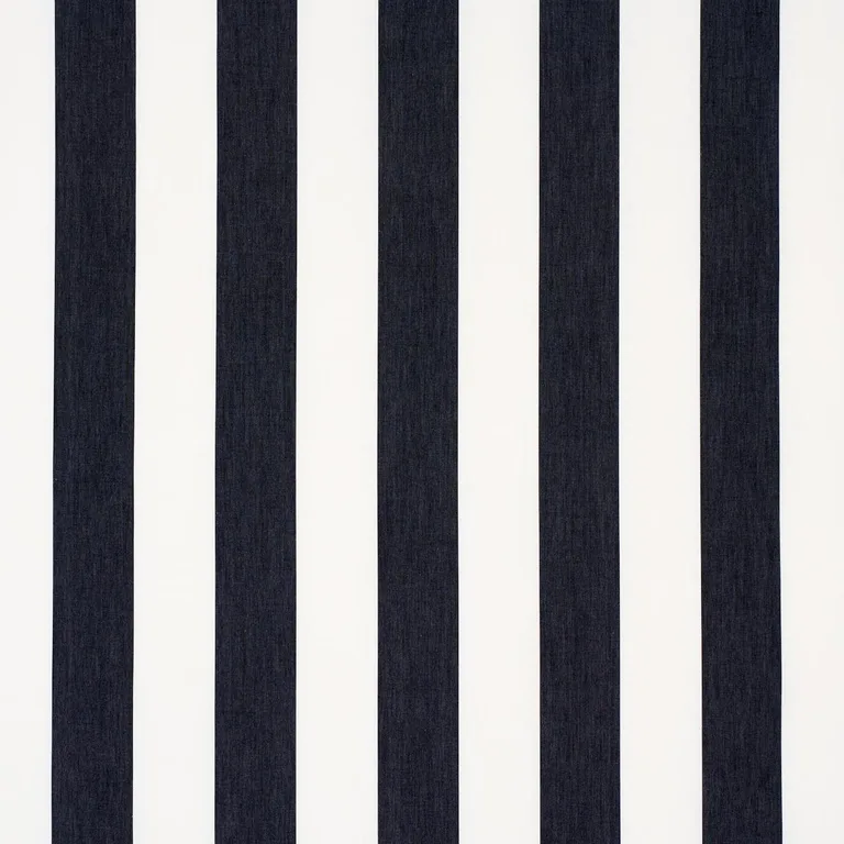 Schumacher 71320 Andy Stripe Black fabric swatch