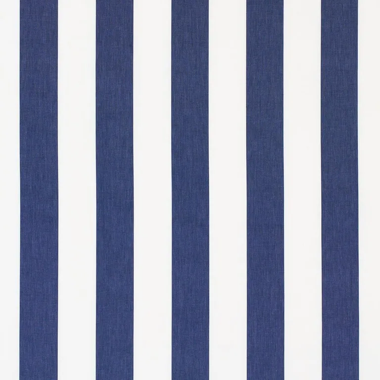 Schumacher 71323 Andy Stripe Navy fabric swatch