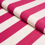 Schumacher 71330 Andy Stripe Pink fabric swatch