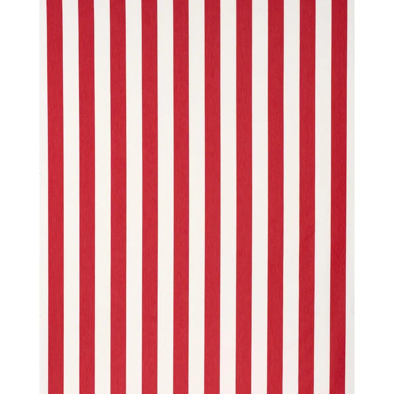 Schumacher 71329 Andy Stripe Red fabric swatch