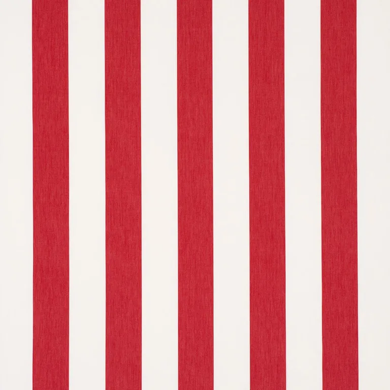 Schumacher 71329 Andy Stripe Red fabric swatch