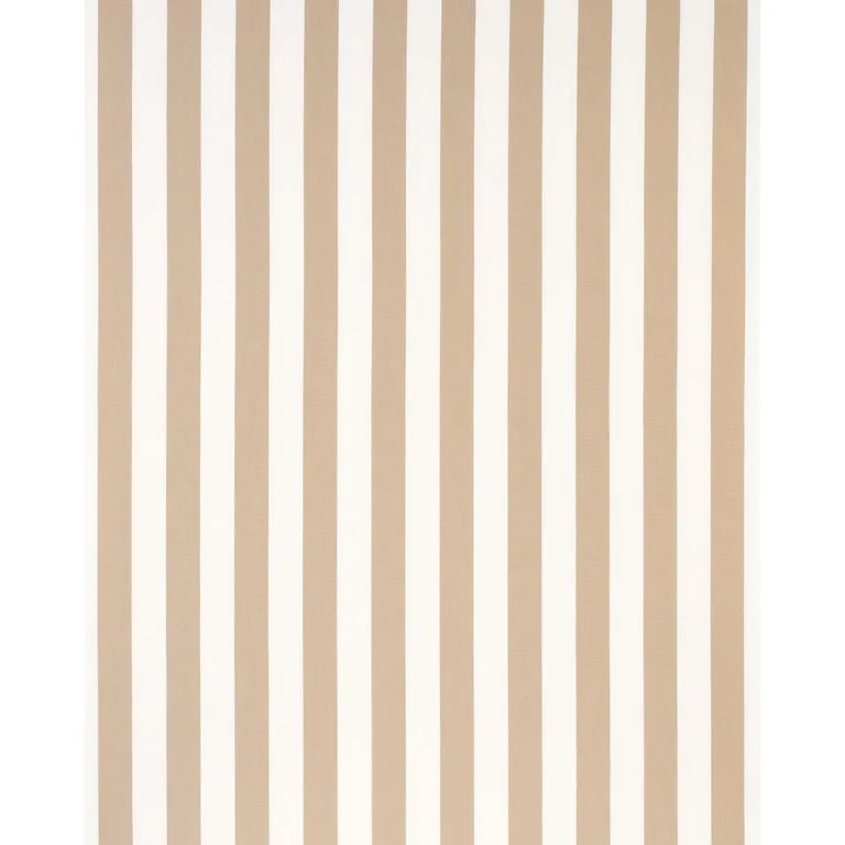 Schumacher 71321 Andy Stripe Sand fabric swatch