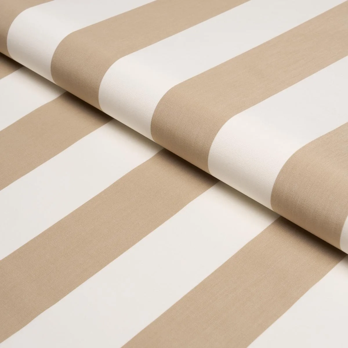 Schumacher 71321 Andy Stripe Sand fabric swatch